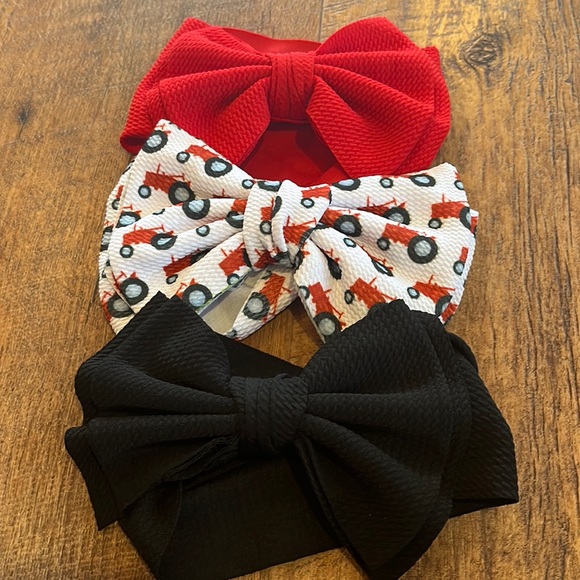 Baby Girl Wide Bow Headbands - Picture 1 of 4